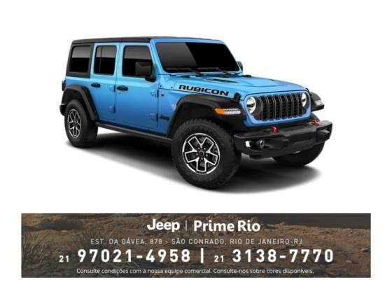JEEP WRANGLER 2.0 TURBO GASOLINA RUBICON 4P 4X4 AT8